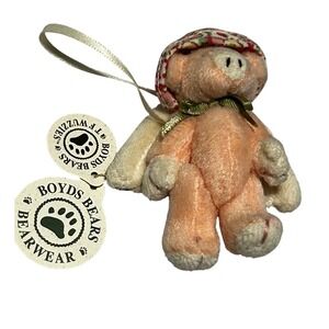 Boyds Bears Bearwear T F Wuzzies Mini Pink Plush Twickenham Jointed Pig Angel 97